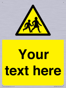 Custom Warning children Sign